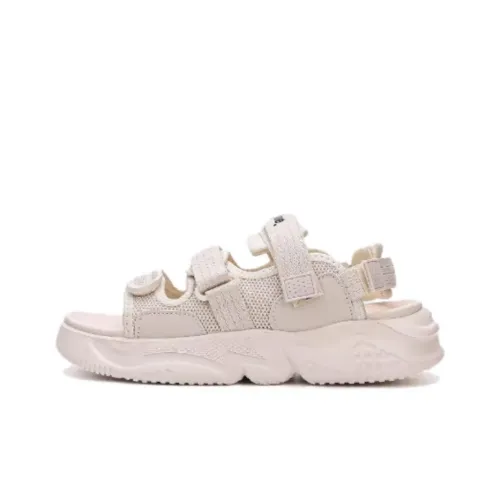 Dafu Leaps Forward Beach Sandals Unisex Beige