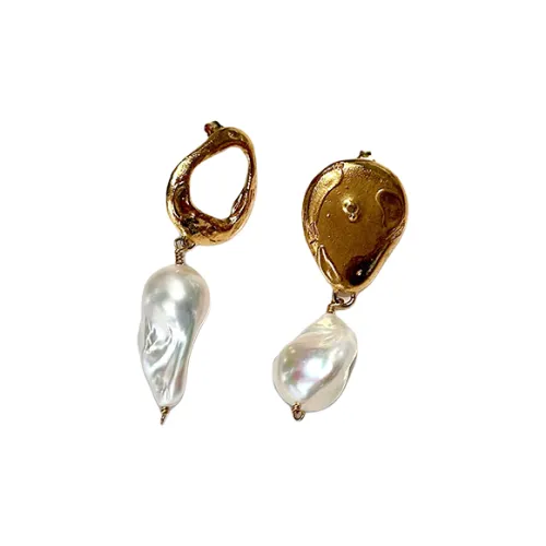 Alighieri Bronze 24K Gold Earrings Unisex Gold