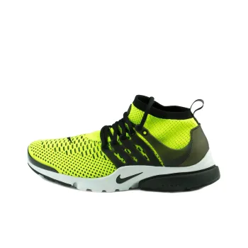 Nike Air Presto Flyknit Ultra Volt Black White