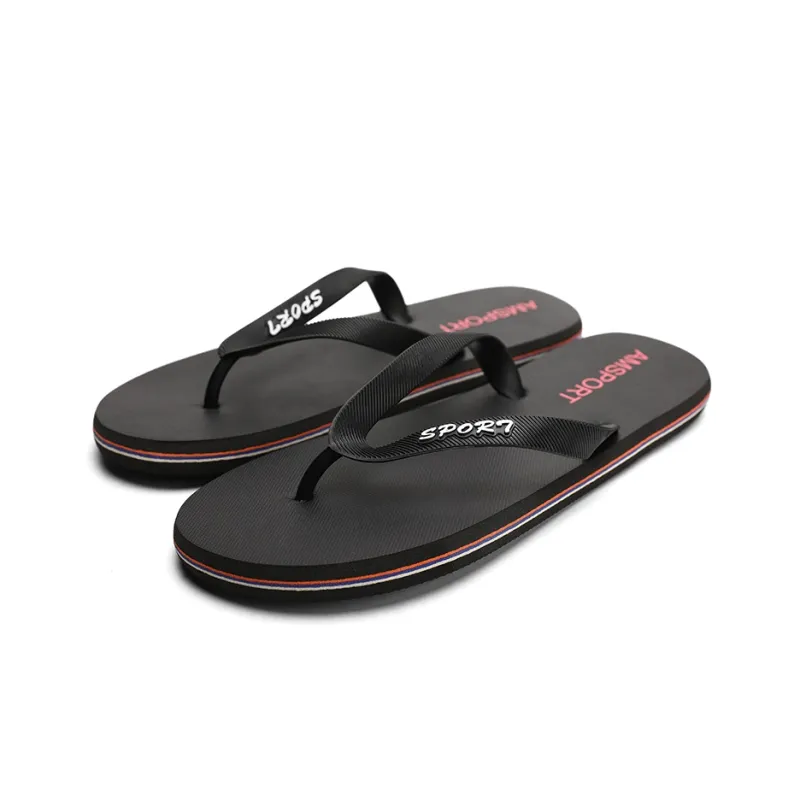 XMISTUO Quiet Odor Resistant Abrasion Resistant Slip Resistant Flip Flops Men's-4