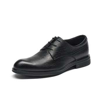 SEVEN Dress Shoes Men Low Top Black