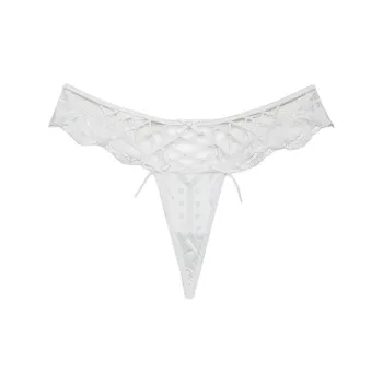 Victoria's Secret FOR LOVE & LEMONS Amore Lace Panty White Underpants Women's 1 Pack White/White