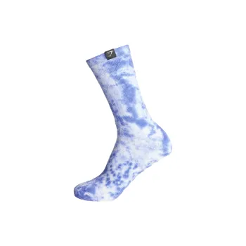 GYMSHARK Mid-Calf Socks Men's Wavy Blue