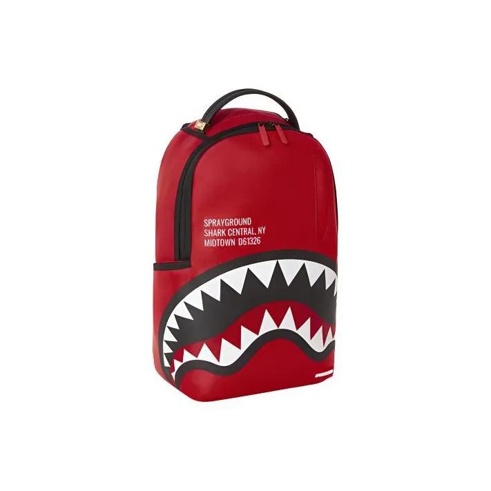 SPRAYGROUND Artificial Leather Backpack Regular Unisex Red-1