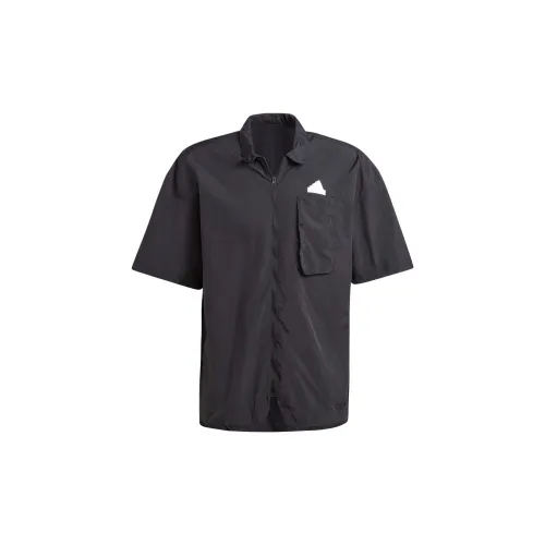 Adidas Clothing Shirts Men Black