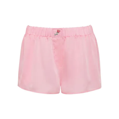 Victoria's Secret FOR LOVE & LEMONS Everyday PJ Shorts Light Pink Pajama Pants Women's Light Pink