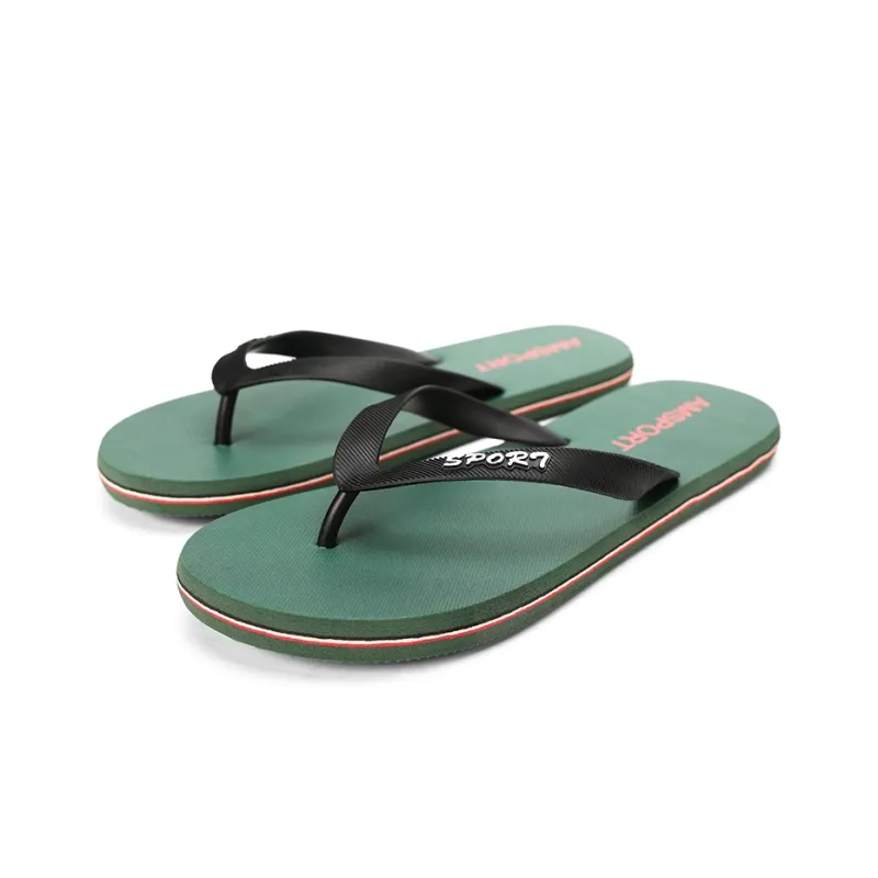 XMISTUO Quiet Odor Resistant Abrasion Resistant Slip Resistant Flip Flops Men's-1