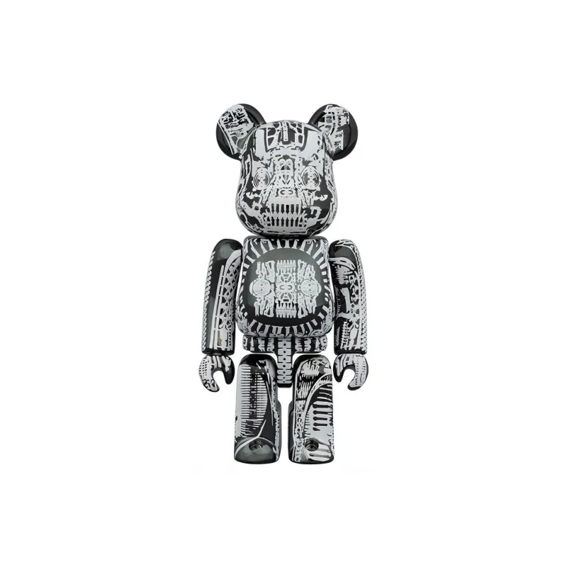 BE@RBRICK Hr Giger Black Chrome-2