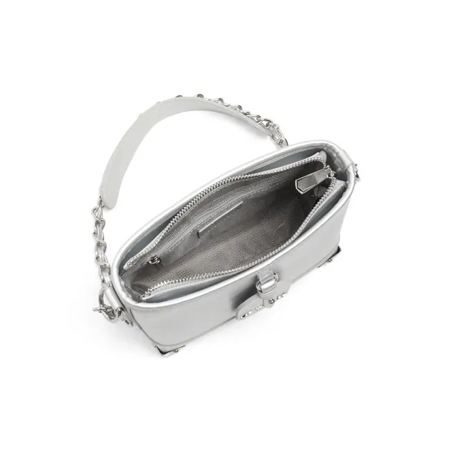 MZ HOUGE PU Shoulder Bag Women's Silver-5