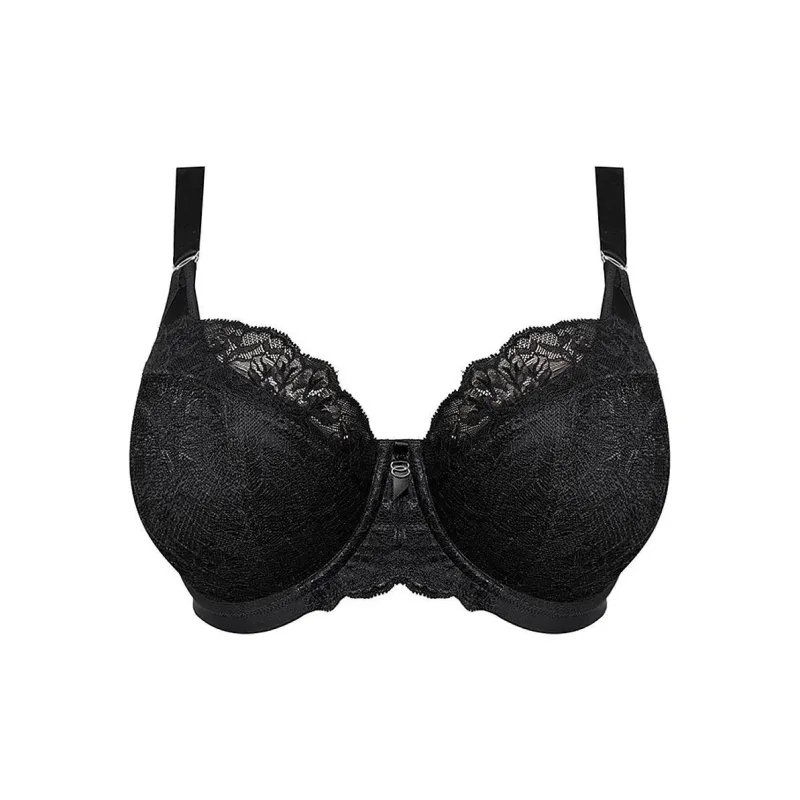 Victoria's Secret ELOMI Brianna Underwire Padded Half Cup Bra Black Bra Women's Black-0