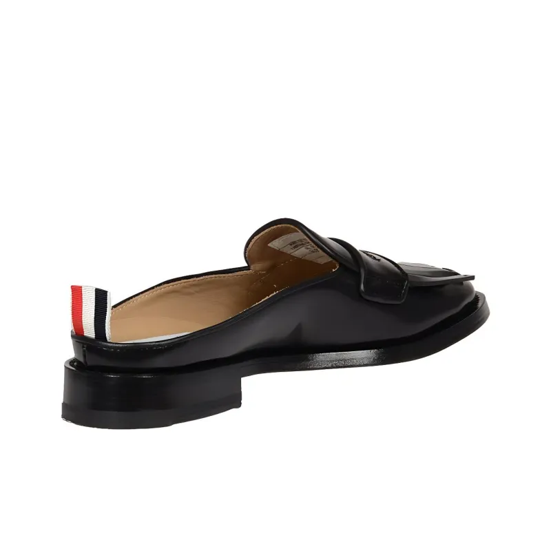 THOM BROWNE Kilt Varsity Leather Penny Loafers-4