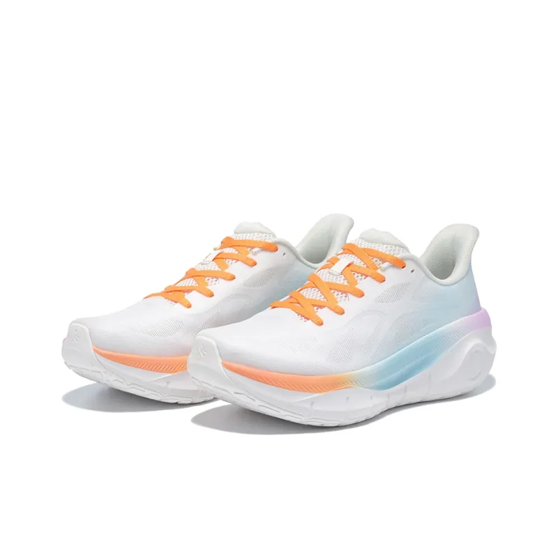 BMAI Pioneers Thick Tao EVA Blended PEBA Thickened Midsole Mid Top Running Shoes Men's Cloudy White-2