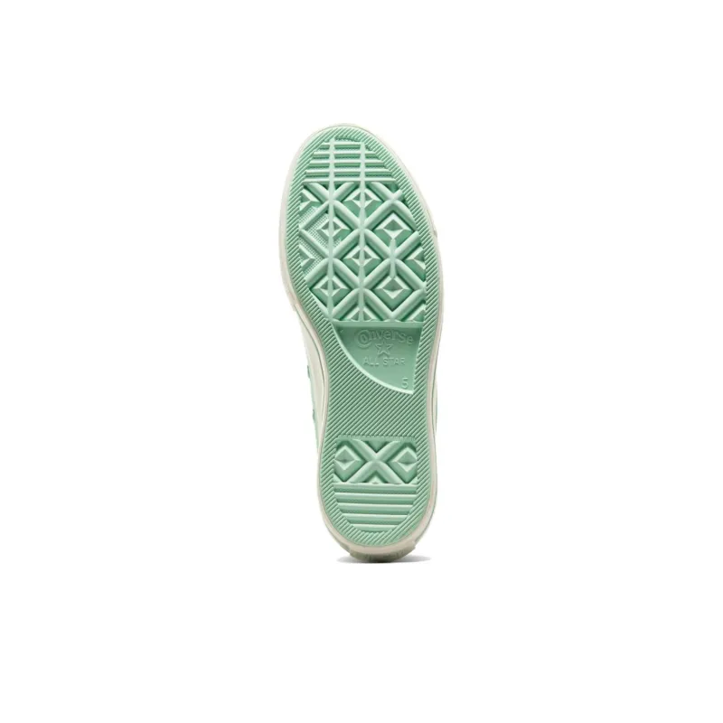 Converse All Star Lift Durable Breathable Low Top Skateboard Shoes Women's Green-6