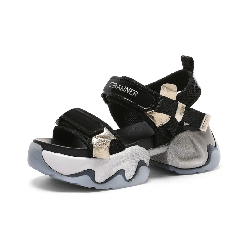 C°BANNER Beach Sandals Women's Black-1