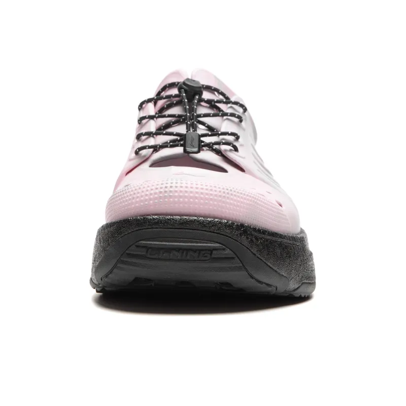 LiNing Pan Gu Trek Breathable River Trekking Shoes Unisex Pink Gray-4