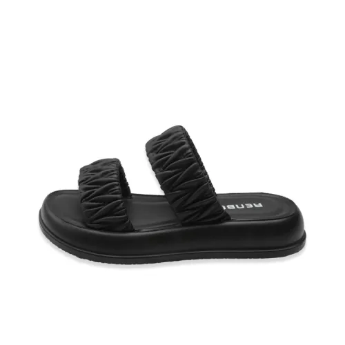 RENBEN Slide Slippers Women's Black