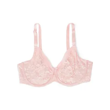 Victoria's Secret CURVY COUTURE Smooth Lace Unlined Bra Pink Bra Women's Pink/Pink