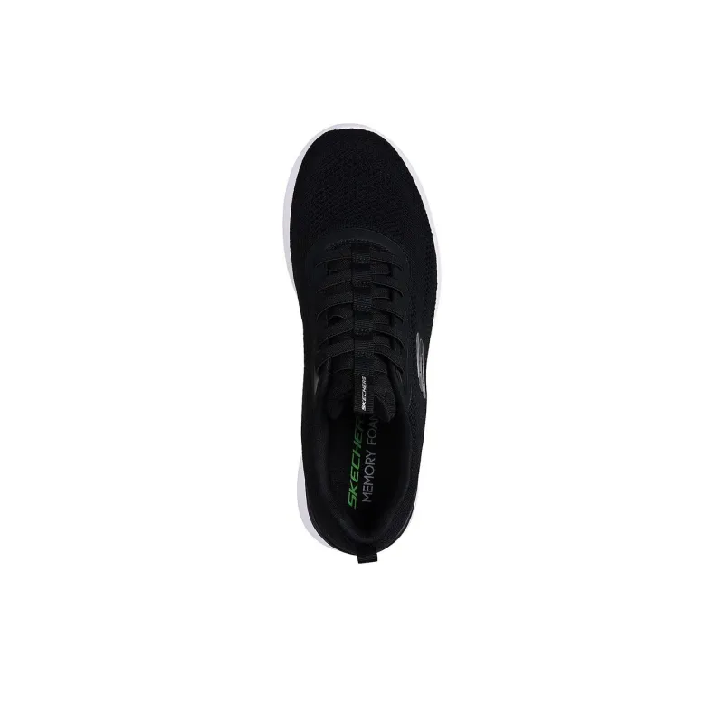Skechers Cushioning Abrasion Resistant Breathable Low Top Casual Running Shoes Men's Black-3