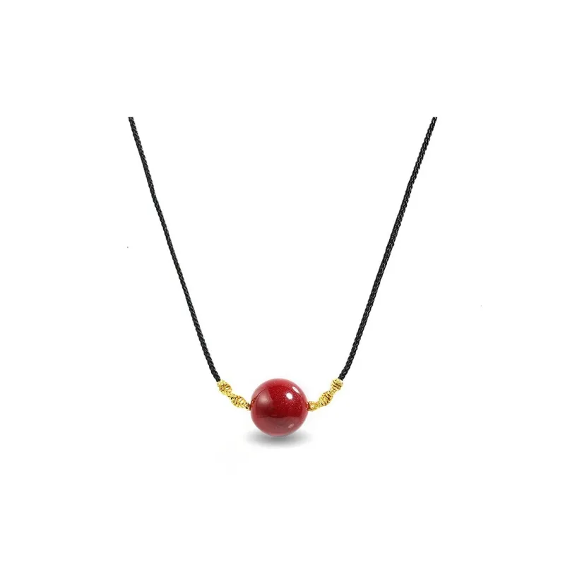 Sweet Kisses Reconstructed Cinnabar Necklaces Unisex-7