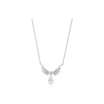 KADER 925 Sterling Silver Necklaces Women's White Gold/Rose Gold
