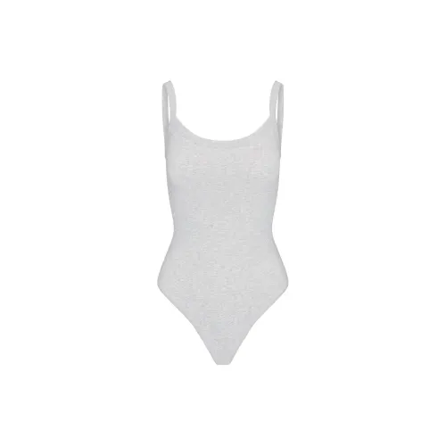 Skims Bodysuits Women's Light Heather Grey/Light Heather Gray