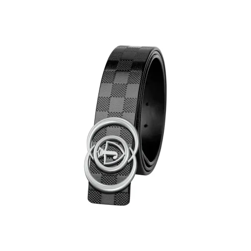 Jaylen Oos Without Inner Compartment Plaid Fashion Casual Top Grain Cow Leather Leather Belts Men's 3.8cm