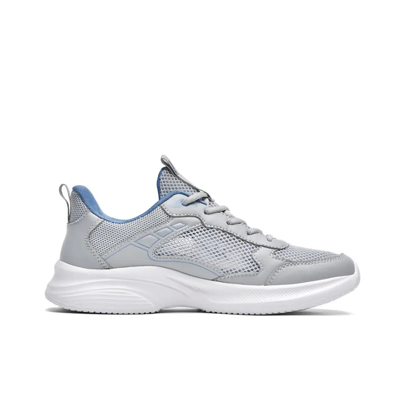 Binary Cushioning, Lightweight, Breathable, Slip Resistant Low Top Running Shoes Men's Gray-2
