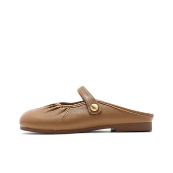 EBLAN Wrap toe Slippers Women's Brown