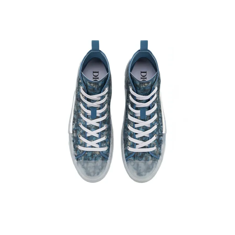 DIOR X Parley B23 High Top Blue Ocean Plastic-4