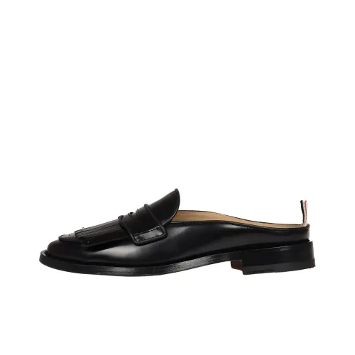 THOM BROWNE Kilt Varsity Leather Penny Loafers