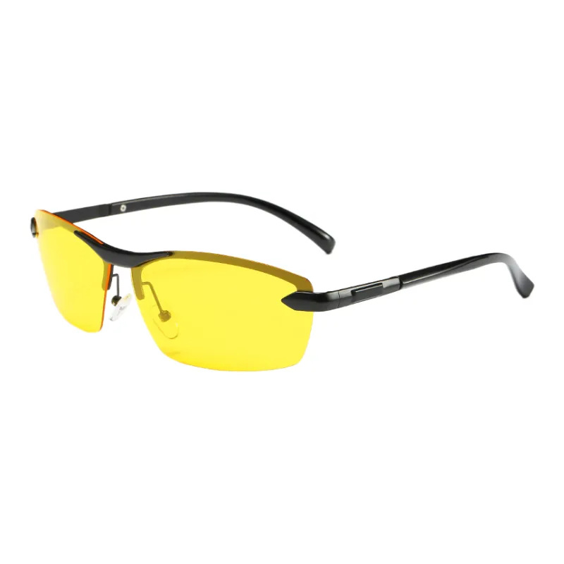 Thunder Pailong Alloy Square Sunglasses Unisex Black/Gunmetal-10