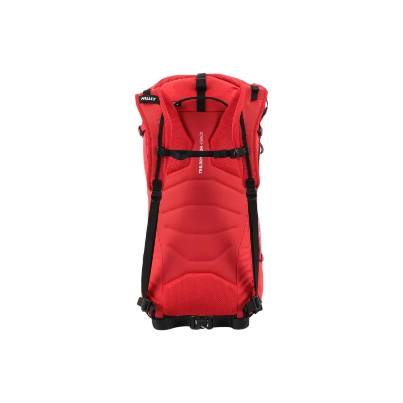 MILLET Polyamide With TPU Thermoplastic Polyurethane Outdoor Hiking Bag Backpack Unisex Red-1