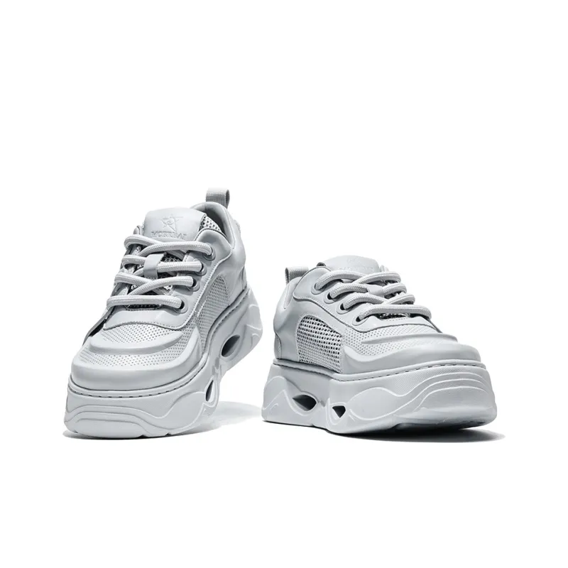 MOERBAI Breathable Lightweight Height Increasing Low-Top Casual Shoes Men's-3