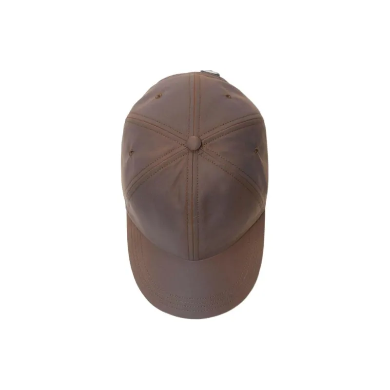 Burberry Cotton Baseball Caps Men's Brown-1