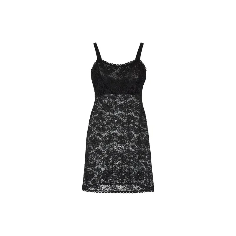 Victoria's Secret COSABELLA Never Say Never Foxie Curvy Chemise Black Nightgown Women's Black-0