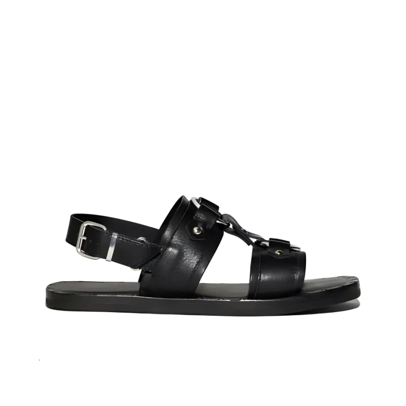 DSQUARED2 Stud-detail Calf-leather Sandals-1