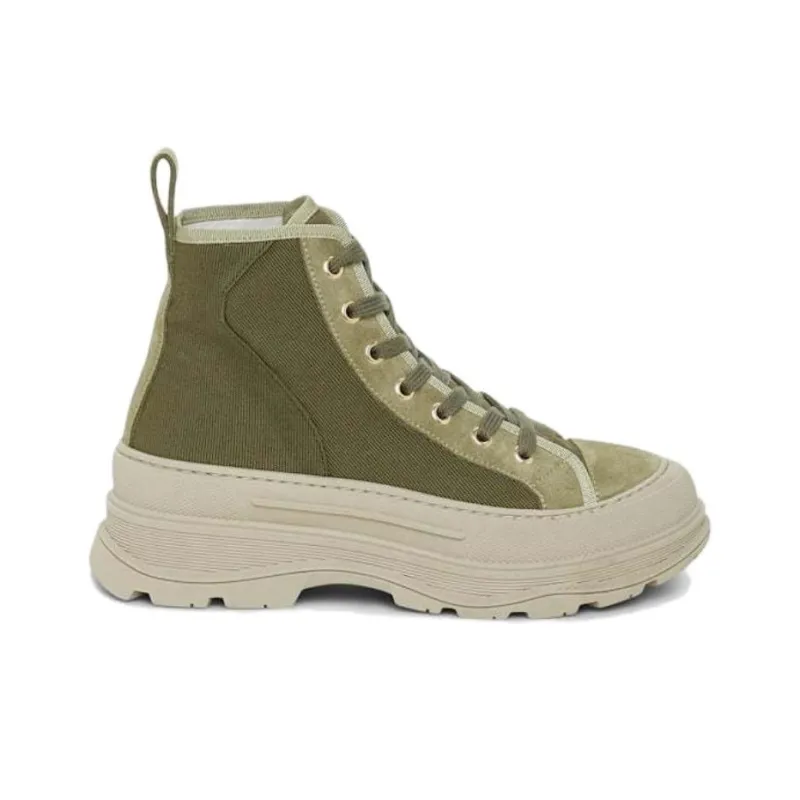 DOROTHEE SCHUMACHER High-Top Canvas Shoes Women's Green-1