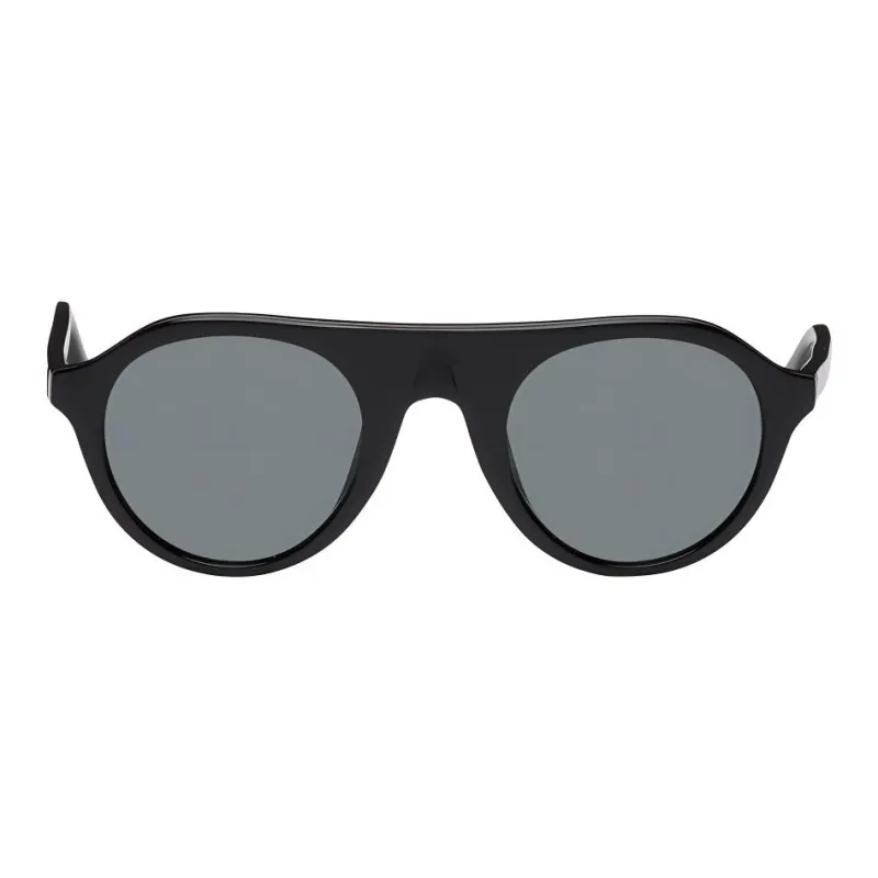 DRIES VAN NOTEN Round Sunglasses Men's Black-0