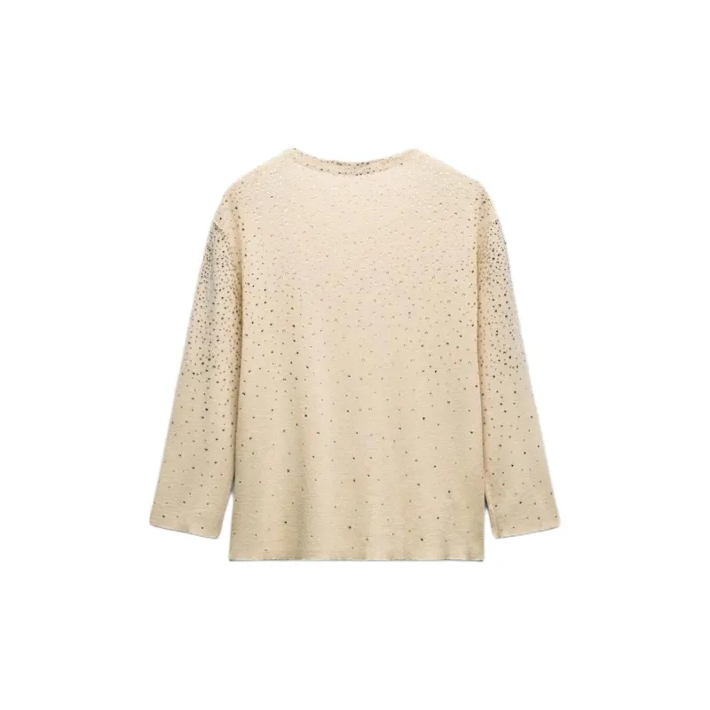 ZARA Knitwear Women's Beige-1