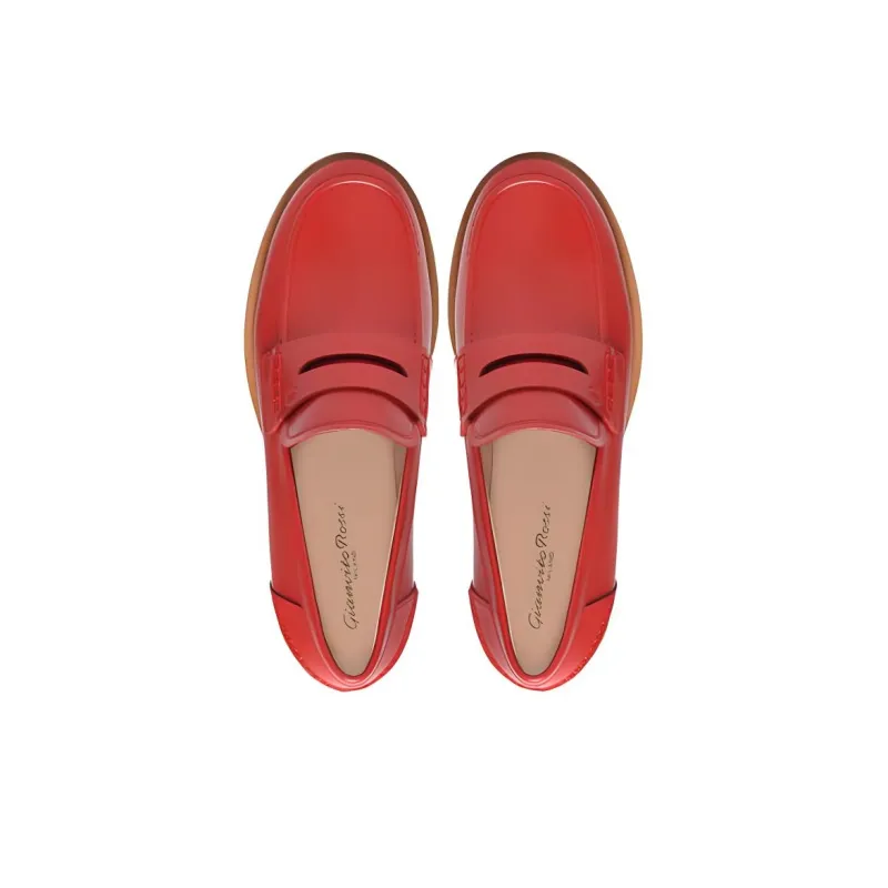 GIANVITO ROSSI Loafers Women's Red-3