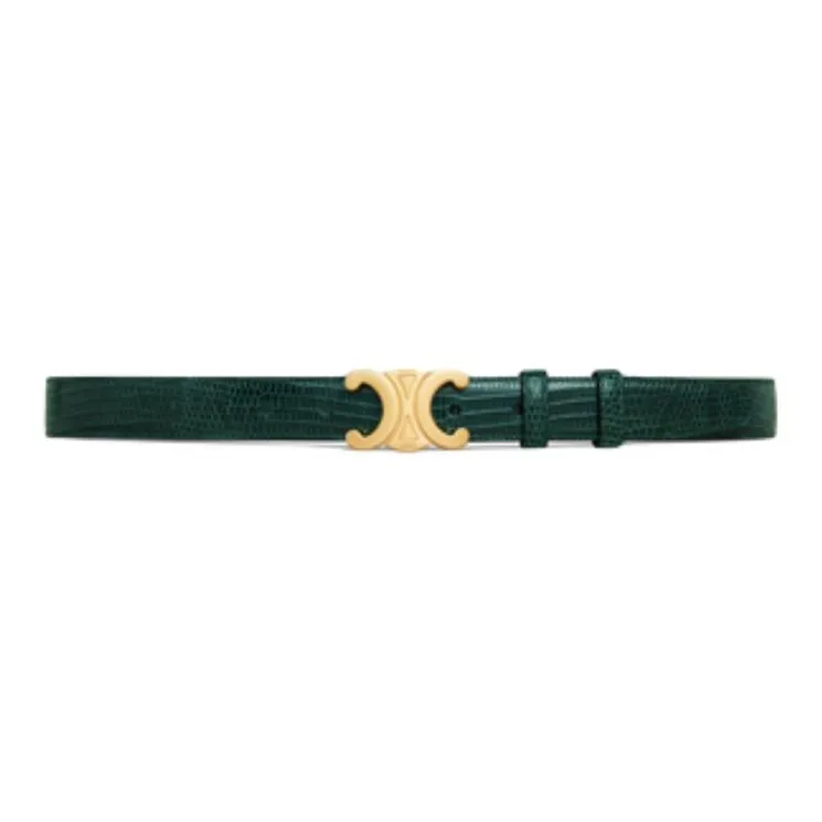 CELINE Medium Triomphe Belt In Lizard-1