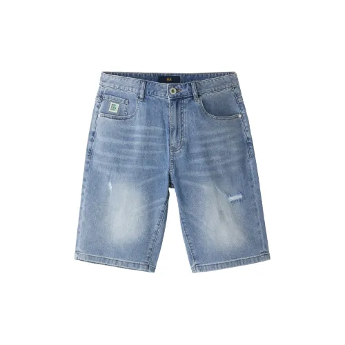 HLA Denim Shorts Men Denim Blue Transitional Color Light 04