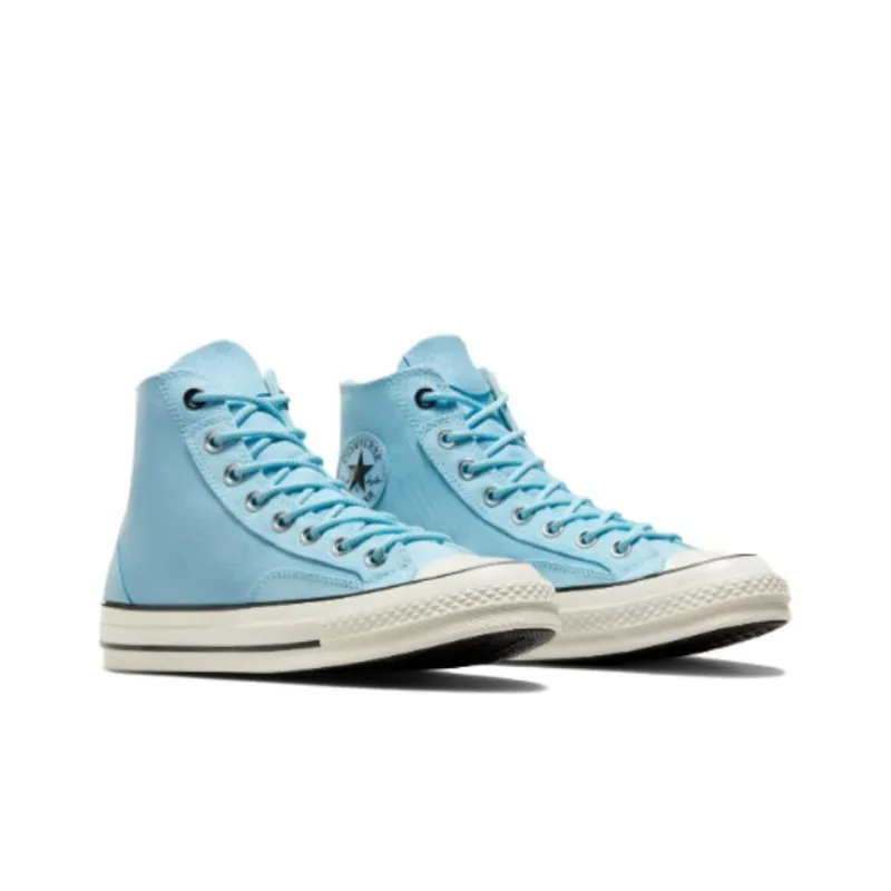 Converse Chuck 70 Anti Slip Wear Resistant High Top Canvas Shoes Unisex Blue White-2