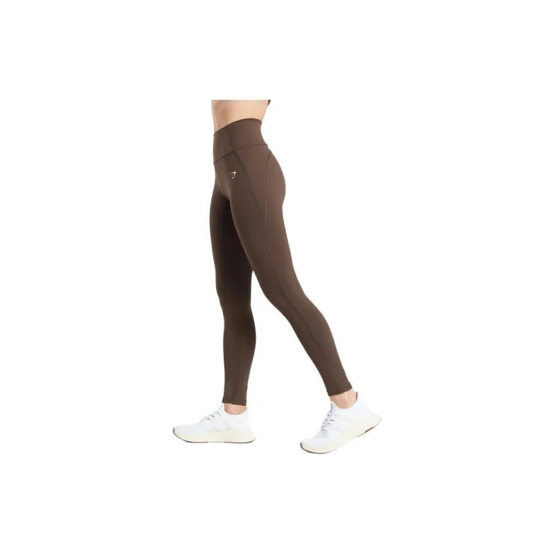 GYMSHARK Leggings Women's Filing Brown-2