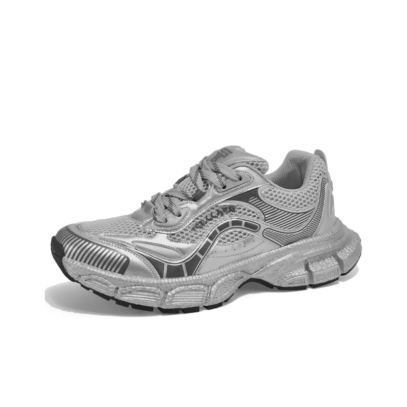 TCELLARS Cushioning Abrasion Resistant Lightweight Height Increasing Mat Low Top Chunky Sneakers Unisex-16