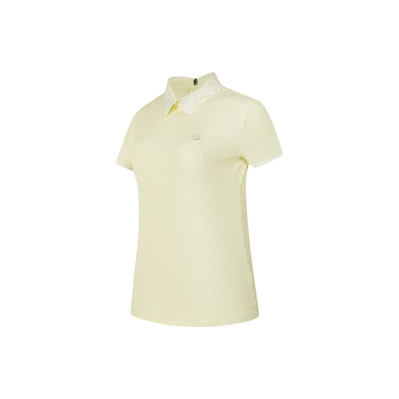 FILA Polo Shirts Women's Pear Blossom Yellow-1