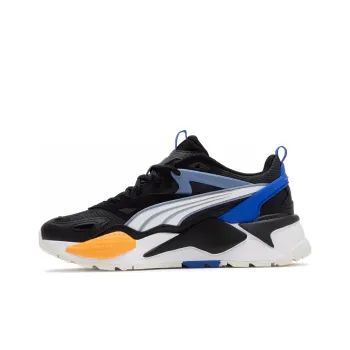 PUMA RS X Cushioning Wear Resistant Low Top Chunky Sneakers Unisex Black Gray