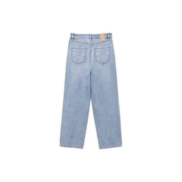 OVV Jeans Women's Light Blue Solid Color 02-1