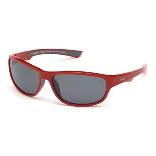 Timberland Irregular Shape Sunglasses Men's Red