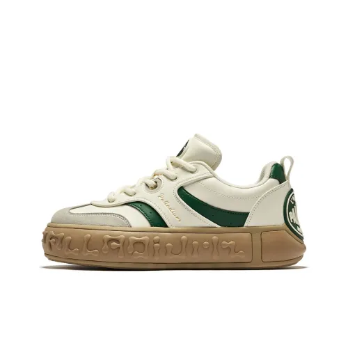 Palladium Skateboard Shoes Unisex Low-Top Green/White